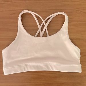 Athleta Girl Upbeat 2.0 Bra in Ballerina Pink